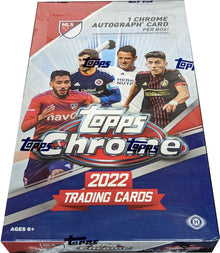 2022 Topps Chrome MLS Major League Soccer Hobby Box
