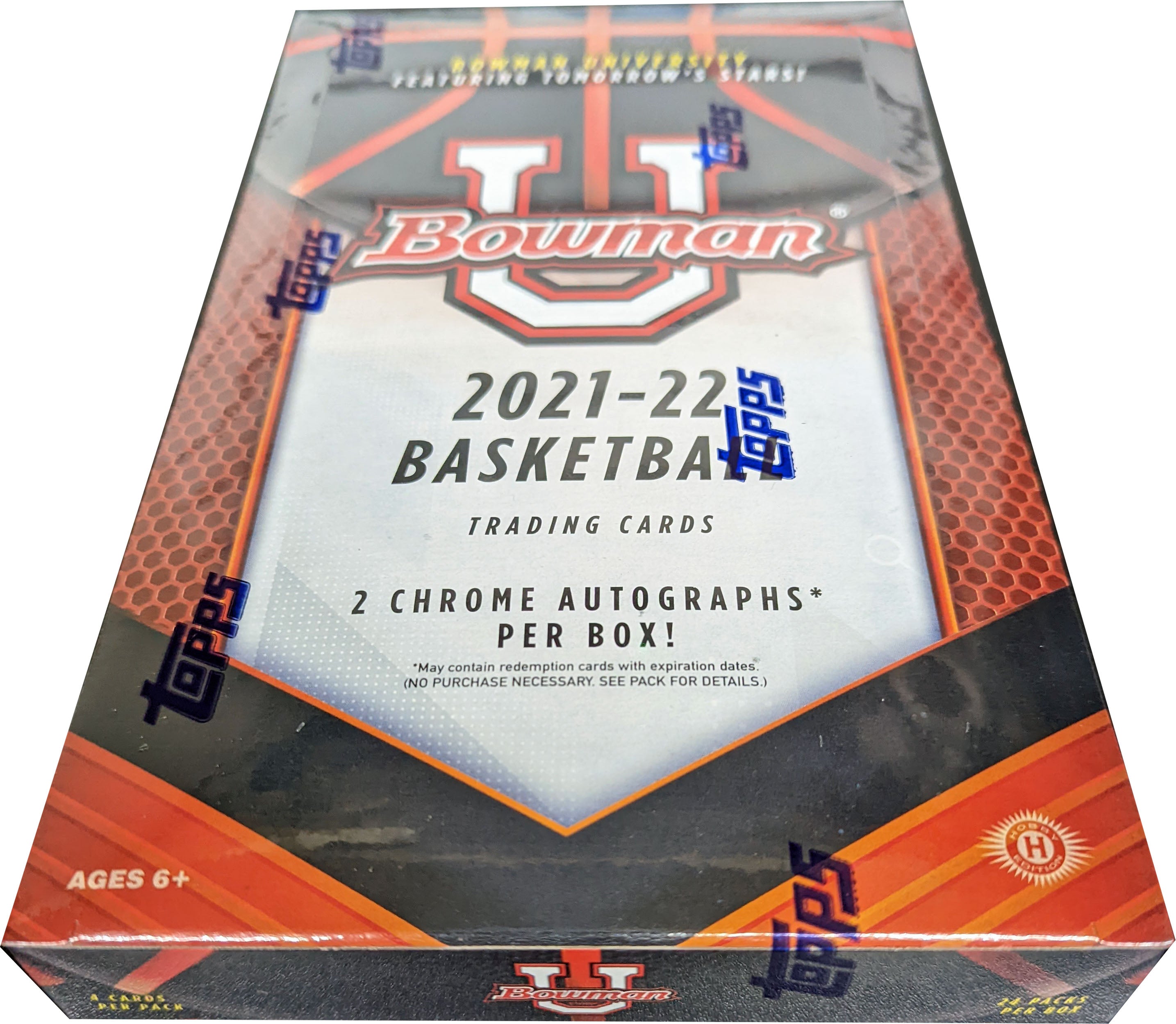Topps 2021-22 Bowman Chrome University Basketball Hobby Box