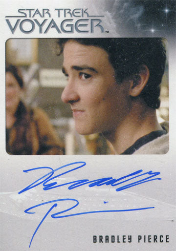 Star Trek Voyager Heroes & Villains Autograph Card Bradley Pierce as Jason