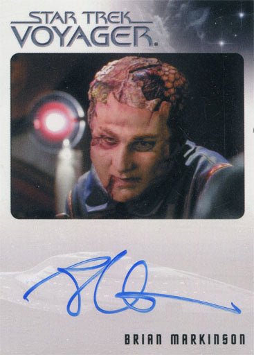 Star Trek Voyager Heroes & Villains Autograph Card Brian Markinson as Sulan