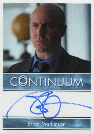 Continuum Season 3 Autograph Card Brian Markinson as Inspector Dillon