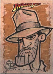 Indiana Jones Heritage Spencer Brinkerhoff Sketch Card
