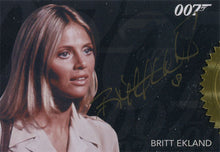 James Bond Archives 2015 Autograph Card Britt Ekland as Mary Goodnight