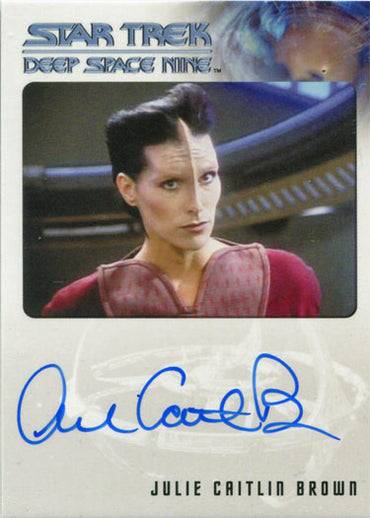 Star Trek DS9 Heroes & Villains Autograph Card Julie Caitlin Brown as Ty Kajada