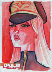 DH 2017 5finity Pulp Girls Sketch Card by Dennis Budd