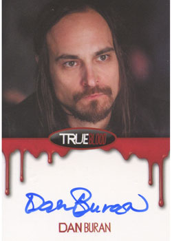 True Blood Premiere Edition Autograph Card by Dan Buran as Marcus Bozeman