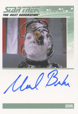 Star Trek TNG Heroes & Villains Autograph Card Michael Reilly Burke as Goval