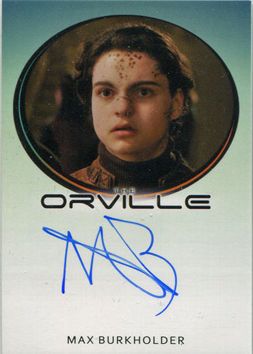 Orville Season 1 Autograph Card Max Burkholder as Tomilin