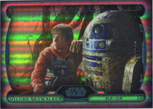 Star Wars Masterwork 2015 Companions Parallel Chase Card Skywalker R2-D2