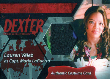Dexter Seasons 7 & 8 Costume Wardrobe Card C11 Laura Velez Capt. Maria LaGuerta
