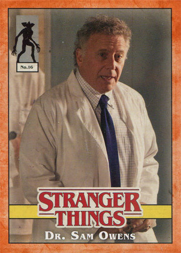 Stranger Things Upside Down Character Orange Parallel Card 16 Sam Owens 80/99