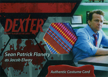 Dexter Seasons 7 & 8 Costume Wardrobe Card C19 Sean Patrick Flanery Jacob Elway