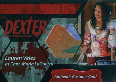Dexter Seasons 7 & 8 Costume Wardrobe Card C23 Laura Velez Capt. Maria LaGuerta