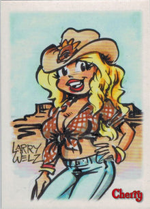 Larry Welz Cherry 5finity 2012 C2P Super Rare Promo Card