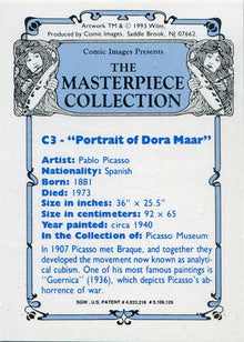 Masterpiece Collection Chromium Chase Card C3 Portrait of Dora Maar