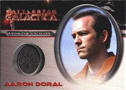 Battlestar Galactica Season 4 C46 Aaron Doral Costume Card