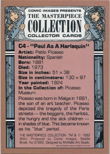 Masterpiece Collection Chromium Chase Card C4 Paul As A Harlequin