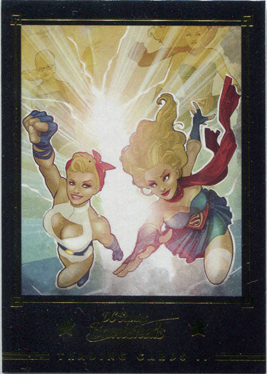 DC Bombshells 2 II Gold Deco Foil Bombshells Covers Chase Card C4 Issue #29