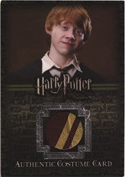 Harry Potter Order of the Phoenix Update C6 Ron Weasley Costume Card #74