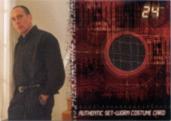 Twenty Four Season 4 C7 #289 Nestor Serrano Costume Card