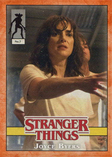 Stranger Things Upside Down Character Orange Parallel Card 7 Joyce Byers 37/99
