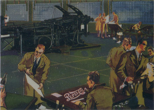 Pepsi-Cola Series 1 Chrome Chase Card C7 "Pepsi-Cola Art Department"