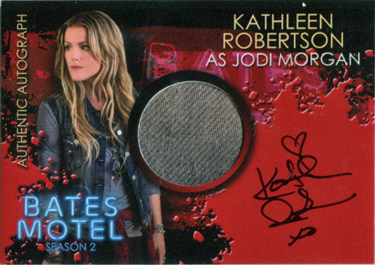 Bates Motel Season 2 Autograph Costume Card CAKR Kathleen Robertson as Jodi
