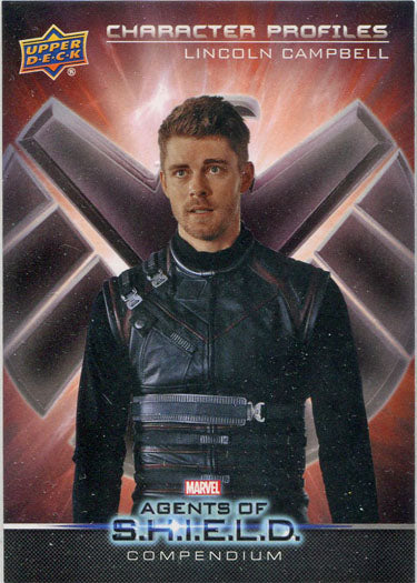 Marvel Agents of SHIELD Compendium Character Profiles Card CB-11 Lincoln