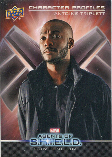 Marvel Agents of SHIELD Compendium Character Profiles Card CB-14 Antoine Triplet