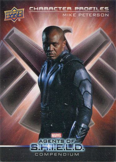 Marvel Agents of SHIELD Compendium Character Profiles Card CB-15 Mike Peterson