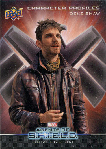 Marvel Agents of SHIELD Compendium Character Profiles Card CB-20 Deke Shaw