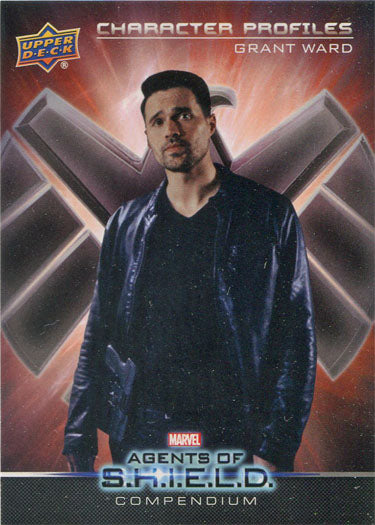 Marvel Agents of SHIELD Compendium Character Profiles Card CB-4 Grant Ward