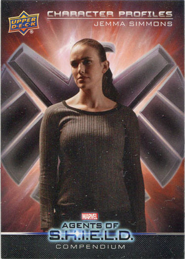 Marvel Agents of SHIELD Compendium Character Profiles Card CB-5 Jemma Simmons