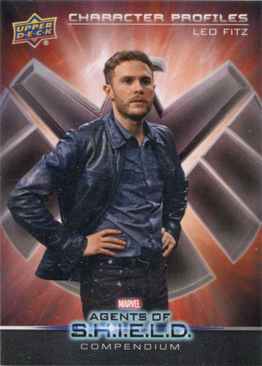 Marvel Agents of SHIELD Compendium Character Profiles Card CB-6 Leo Fitz