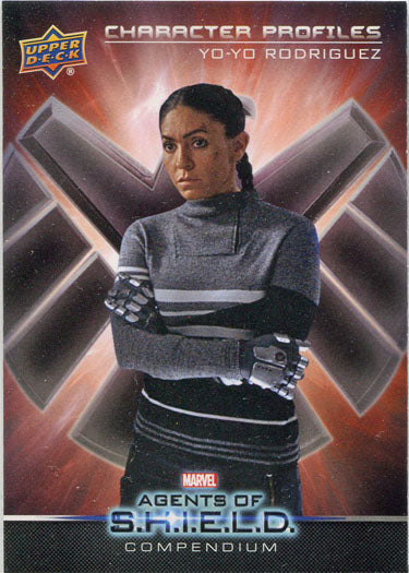 Marvel Agents of SHIELD Compendium Character Profiles Card CB-8 Yo-Yo Rodriguez