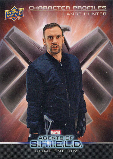 Marvel Agents of SHIELD Compendium Character Profiles Card CB-9 Lance Hunter