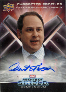Marvel Agents of SHIELD Compendium Character Autograph Card CB-AK Adam Kulbersh