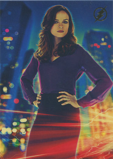 Flash Season 1 Character Bios Gold Logo Parallel Chase Card #CB6 Caitlin Snow