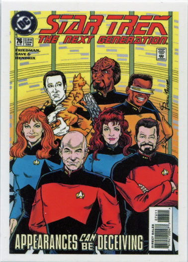 Star Trek TNG Portfolio Prints S2 Comic Book Chase Card CBK2.76