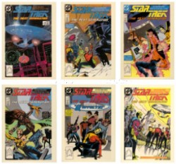 Quotable Star Trek: The Next Generation Comic Book Complete 6 Card Set