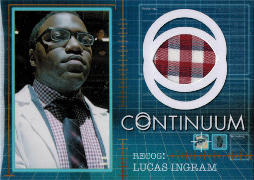 Continuum Seasons 1 and 2 Relic Costume Card CC10 Omari Newton as Lucas Ingram