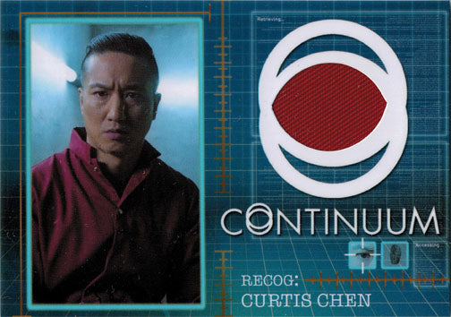 Continuum Seasons 1 and 2 Relic Costume Card CC14 Terry Chen as Curtis Chen