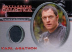Battlestar Galactica Season 2 CC25 Karl Agathon Costume Card