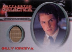 Battlestar Galactica Season 2 CC26 Billy Keikeya Costume Card
