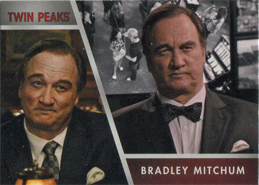 Twin Peaks Characters Card CC37 Jim Belushi as Bradley Mitchum
