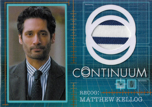 Continuum Seasons 1 and 2 Relic Costume Card CC5 Stephen Lobo as Matthew Kellog