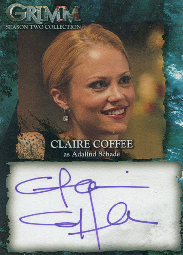 Grimm Season 2 Autograph Card CCA Claire Coffee as Adalind Schade