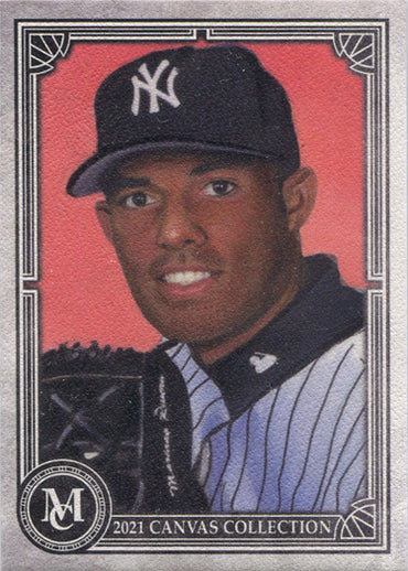 Topps Museum Collection Baseball 2021 Canvas Reproduction Card CCR-14 M. Rivera