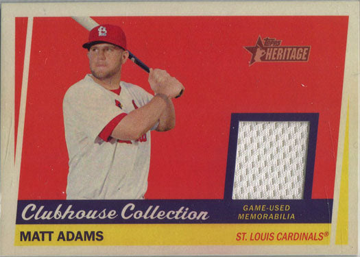 Topps Heritage Baseball 2016 Clubhouse Collection Relic Card CCR-MA Matt Adams