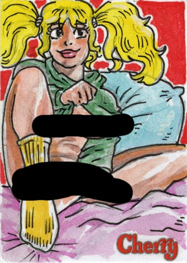 2022 5finity Cherry Delite Sketch Card Emerson Ferreira